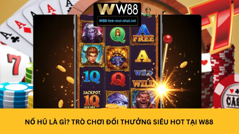 Nổ hũ là gì? Trò chơi đổi thưởng siêu hot tại W88